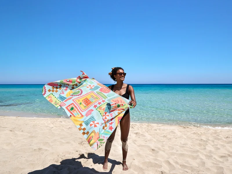 Dock & Bay Beach Towel L Wish You Were Here 160x90cm