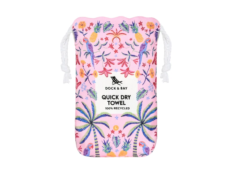 Dock & Bay Beach Towel L Pink Paradise 160x90cm
