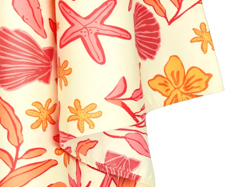 Dock & Bay Beach Towel L Tangerine Tide 160x90cm