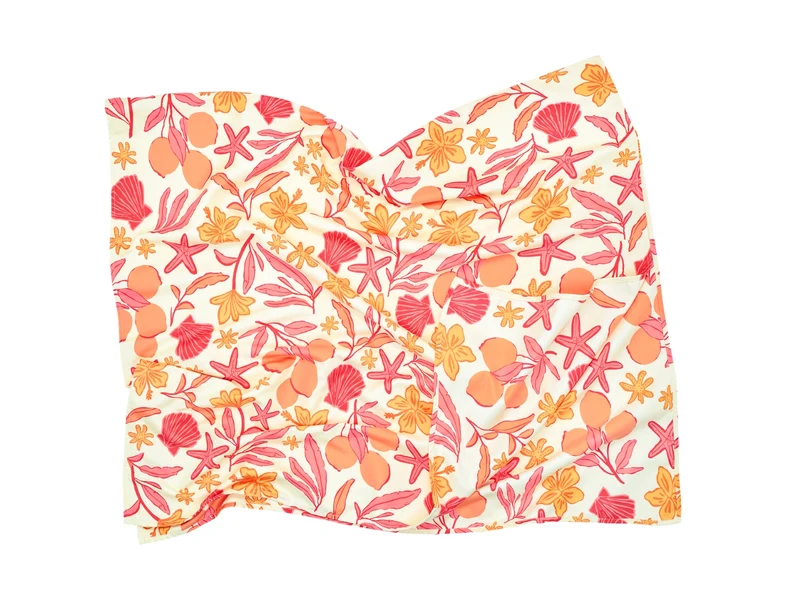 Dock & Bay Beach Towel XL Tangerine Tide 200x90cm