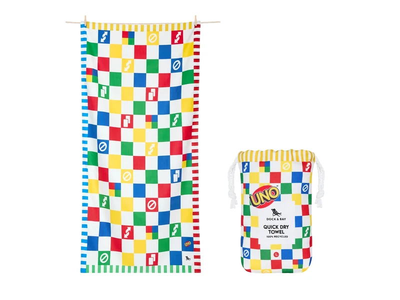 Dock & Bay Beach Towel L Wild Card 160x90cm