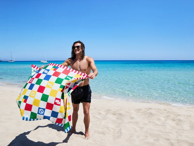 Dock & Bay Beach Towel L Wild Card 160x90cm