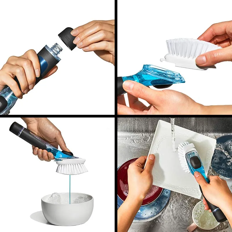 Spülbürste mit Seifenspender