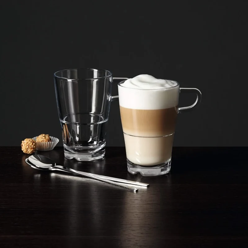 Leonardo Latte Macchiato Gläser Senso – Stapelbar – 350 ml – 6 Stück
