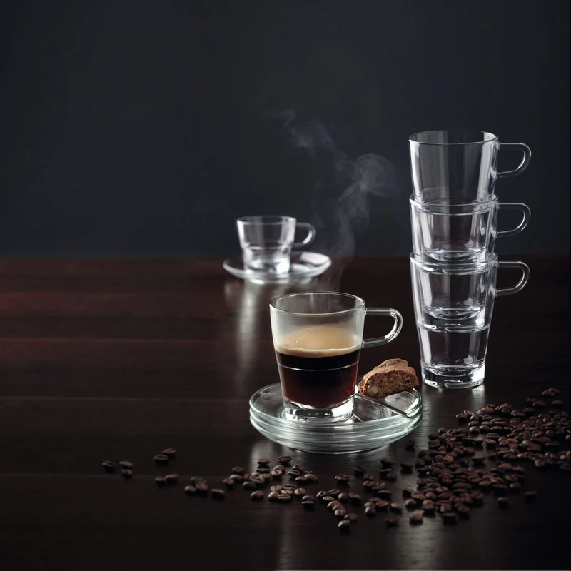 Leonardo Latte Macchiato Gläser Senso – Stapelbar – 350 ml – 6 Stück