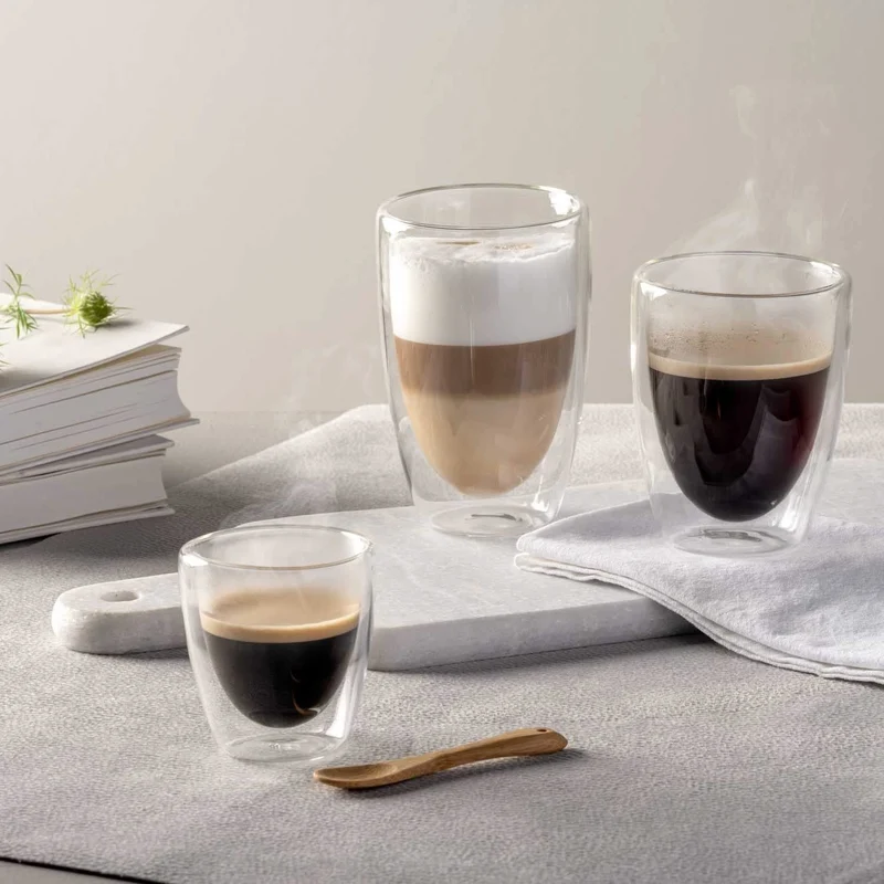 Leonardo Doppelwandige Latte Macchiato Gläser Duo 400 ml - 2 Stück