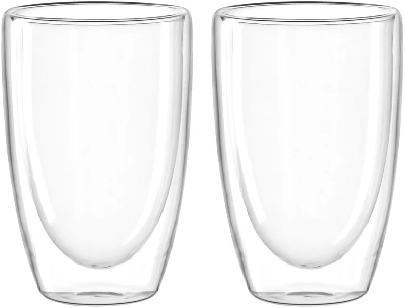 Leonardo Doppelwandige Latte Macchiato Gläser Duo 400 ml - 2 Stück