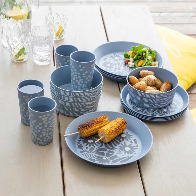 Geschirrset 16-teilig BLOMSTER SET