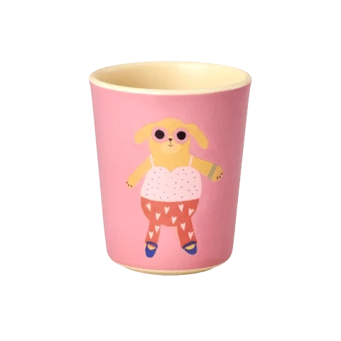 rice Kleiner Kinderbecher Pink Dog