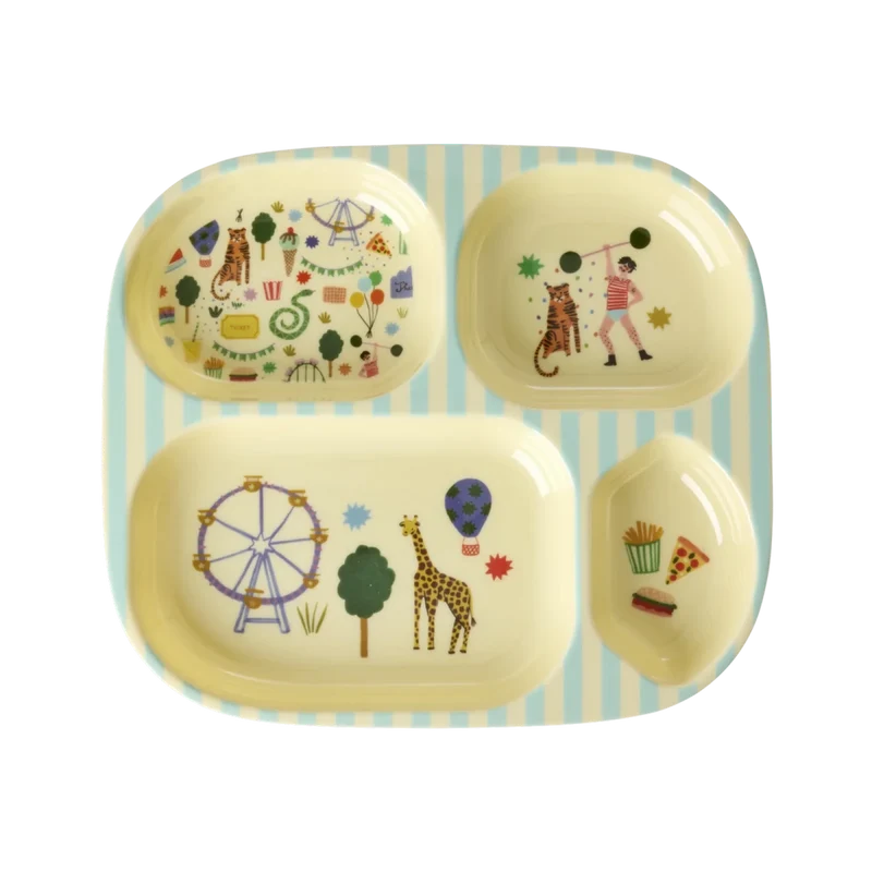 rice Kinderteller 4er Fun Fair Mint