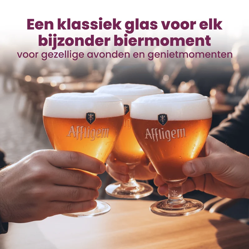 Affligem Biergläser 300 ml - 6 Stück