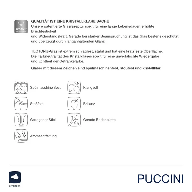 Champagnerschale PUCCINI 350 ml 6er-Set