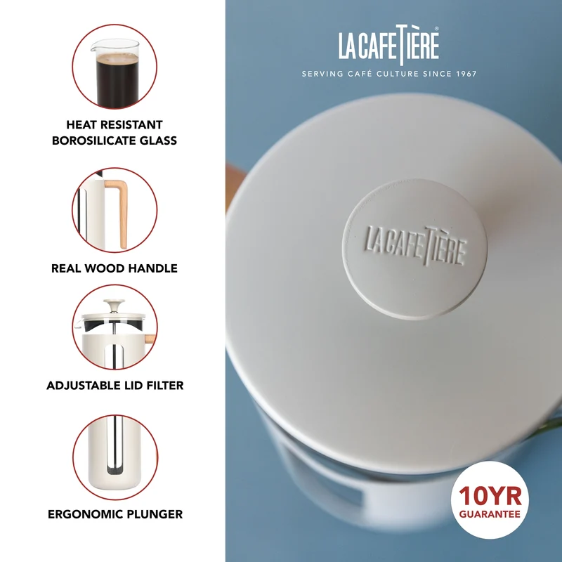La Cafetiere Cafetiere Pisa Latte 350 ml / 3 Tassen - French Press, Stempelkanne