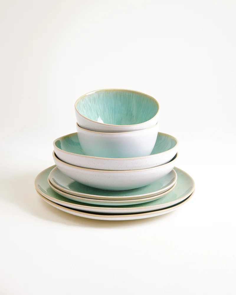 Areia Geschirr-Set classic mint 8-teilig
