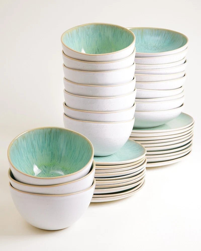 Areia Geschirr-Set classic mint 40-teilig
