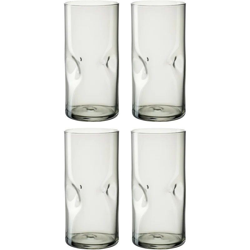 Trinkglas VESUVIO 330 ml grau 4er-Set
