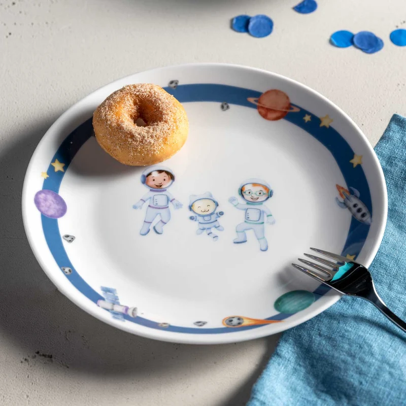 Kindergeschirr BAMBINI AVVENTURA 3-teilig Weltall