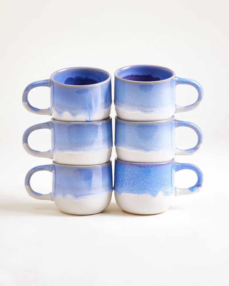 Coimbra Tasse klein cornflower 6er-Set