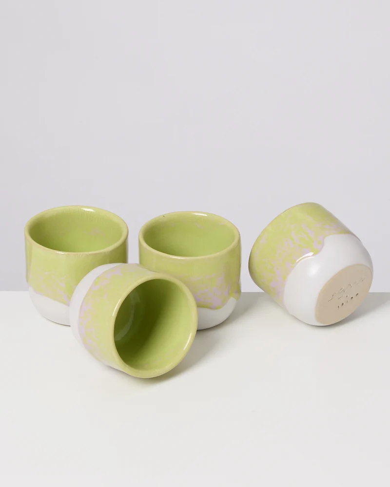 Coimbra Espressobecher lime 4er-Set