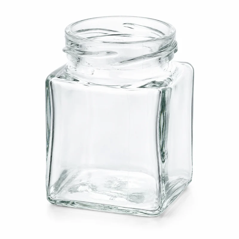Vierkantglas 106 ml TO 48