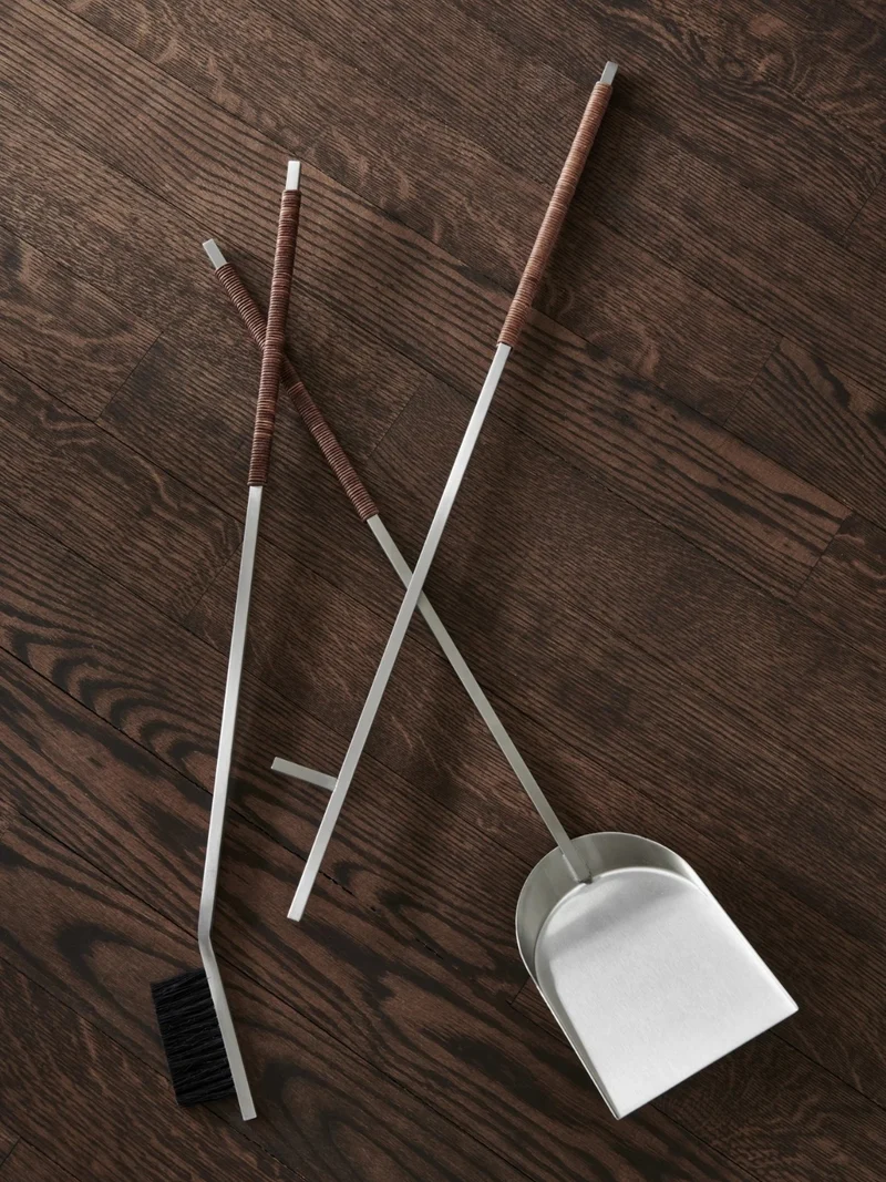 Blomus ASKA Kaminbesteck Set 4tlg matt 22x35x57cm