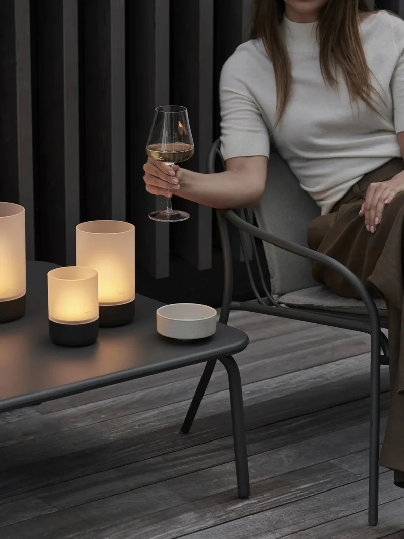 Blomus CALMA Mobile LED Leuchte black L 22cm