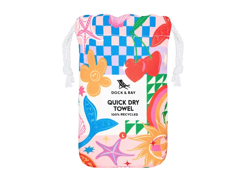 Dock & Bay Kids Beach Towel L Good Vibes Club 160x90cm