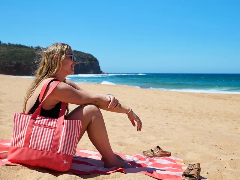 Dock & Bay Strandtasche Raspberry Road