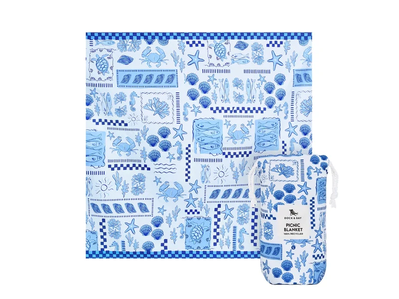 Dock & Bay Picnic Blanket XL Grecian Shores 240x170cm