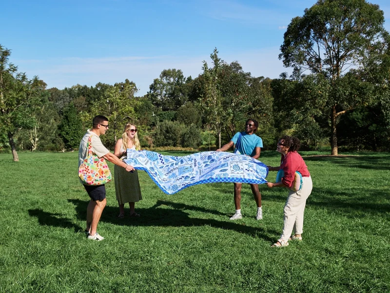 Dock & Bay Picnic Blanket XL Grecian Shores 240x170cm