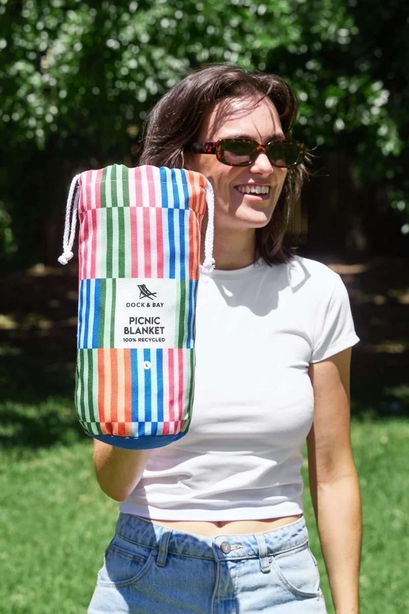 Dock & Bay Picnic Blanket L Sugar Sorbet 170x170cm