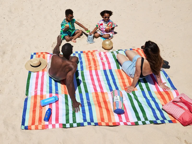 Dock & Bay Picnic Blanket L Sugar Sorbet 170x170cm
