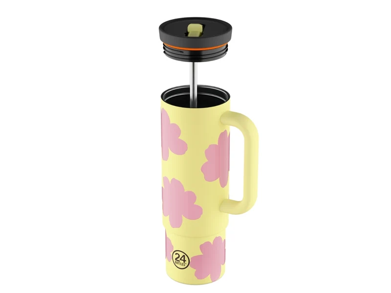 24Bottles Straw Cup Daydreaming Yellow 800ml