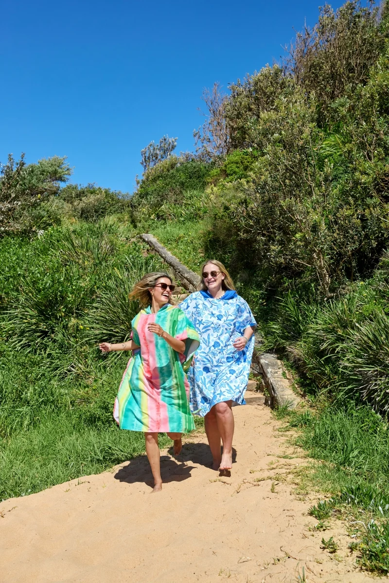 Dock & Bay Erwachsenen-Badeponcho M Wavy Baby 99x70cm