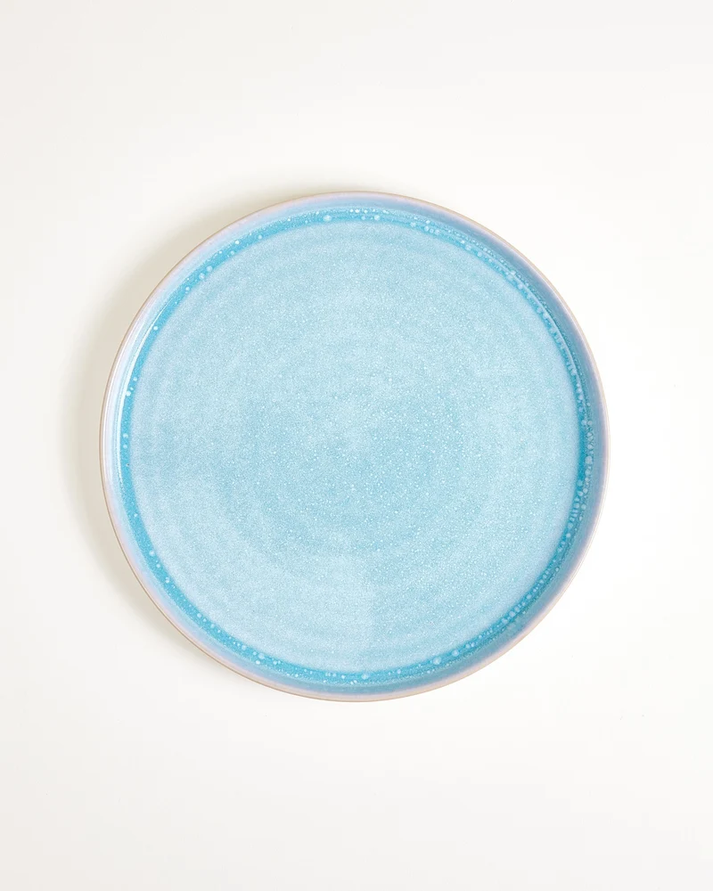 Cordoama Teller groß modern aqua