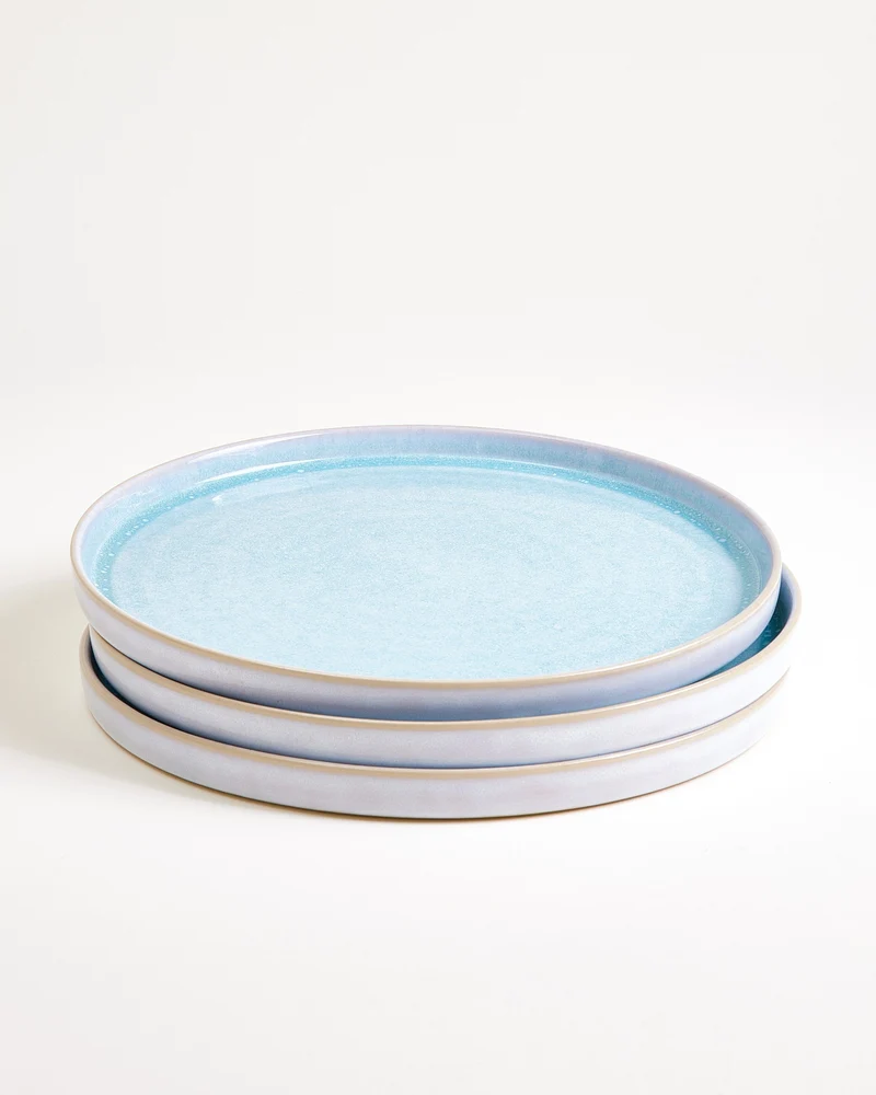 Cordoama Teller groß modern aqua