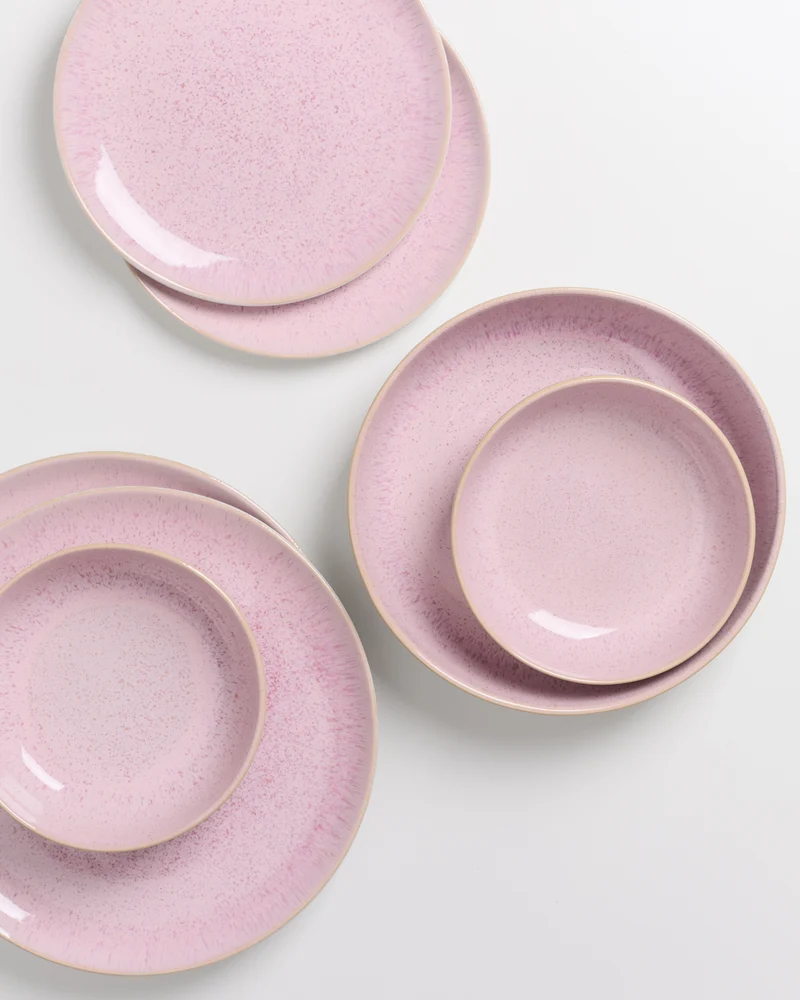 Areia Geschirr-Set modern rosé 7-teilig