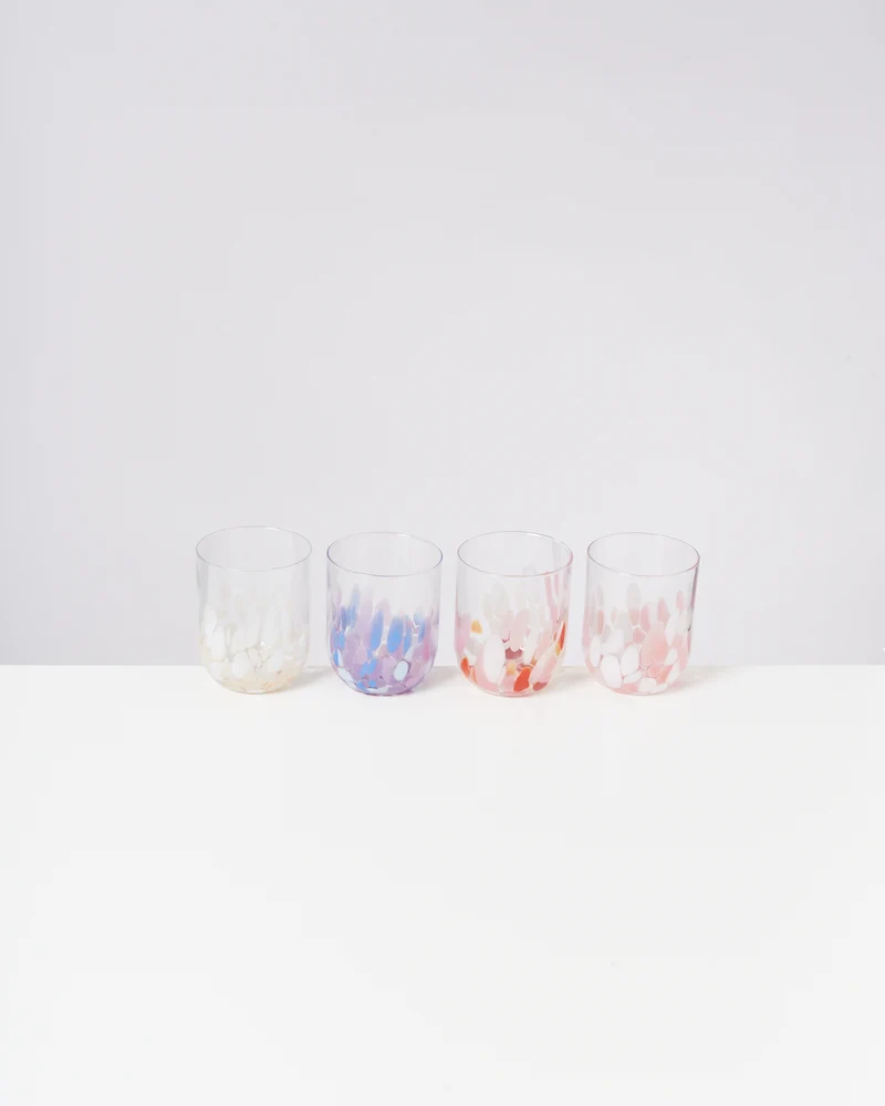 Alegria Glas groß rosé coral