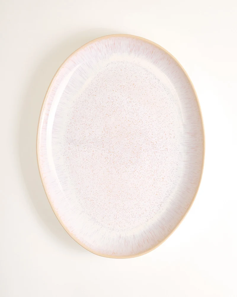 Areia Servierplatte XL oval sand