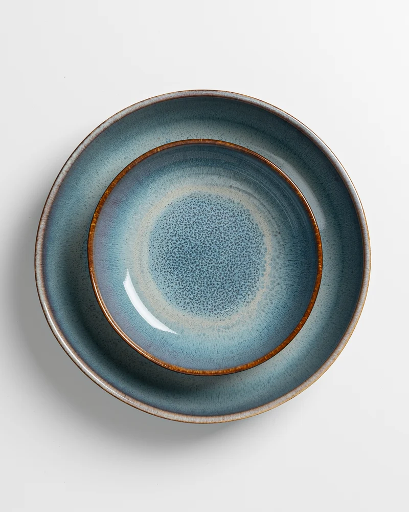 Madeira Servierschale klein modern grünblau