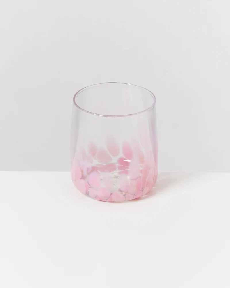 Alegria Glas klein rosa 4er-Set