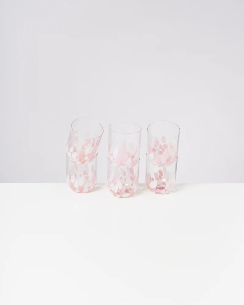 Alegria Glas groß rosé weiß 6er-Set