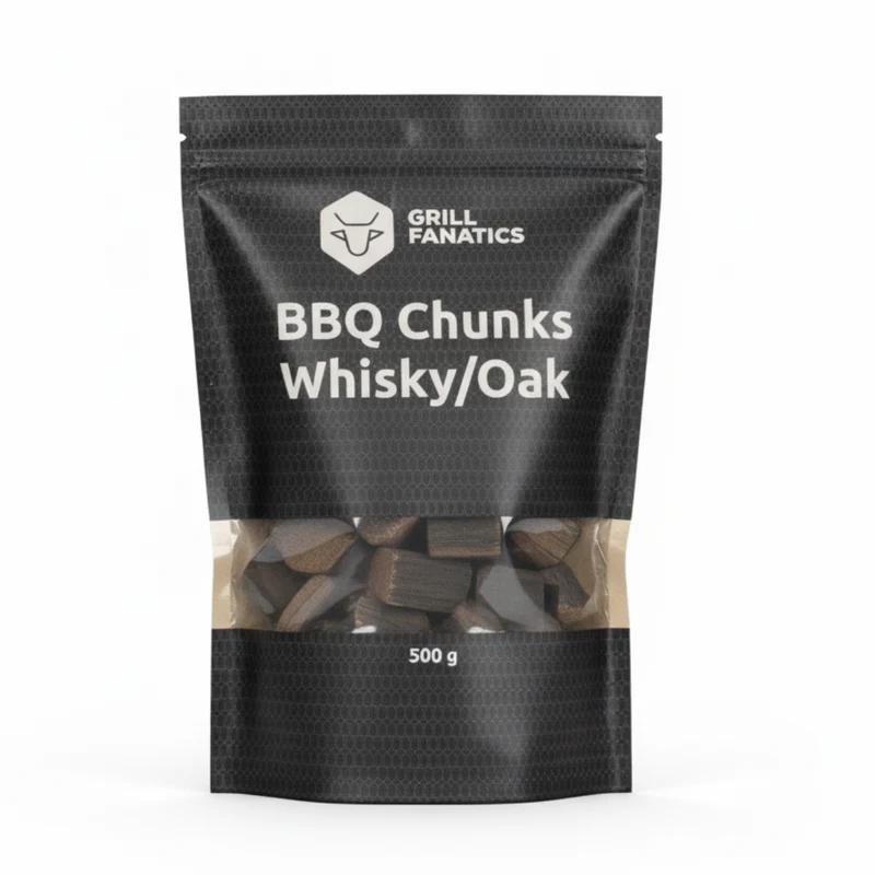 Cookinglife Grill-Räucherholzstücke – Whiskey/Eiche – 500 Gramm