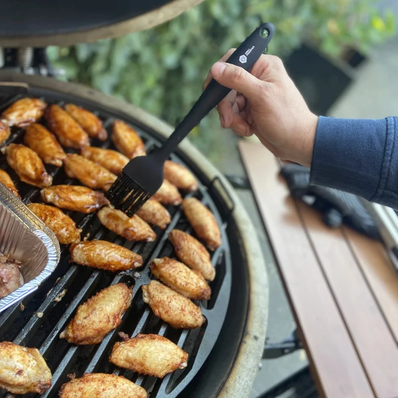 Cookinglife Grillpinsel / Backpinsel – Silikon – 2 Stück – 21 & 25 cm