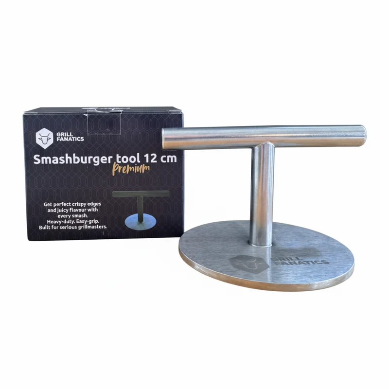 Cookinglife Grill Smashburger Presse / Hamburgerpresse - Premium - Edelstahl - ø 12 cm