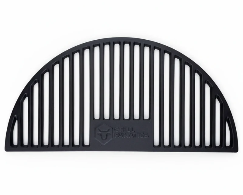 Cookinglife Halbmond-Grillrost aus Gusseisen - Geeignet für 46 cm Kamados