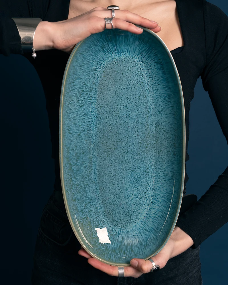 Areia Servierplatte XL aqua