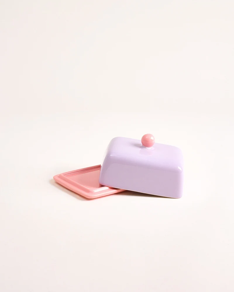 Seia Butterdose lila rosa