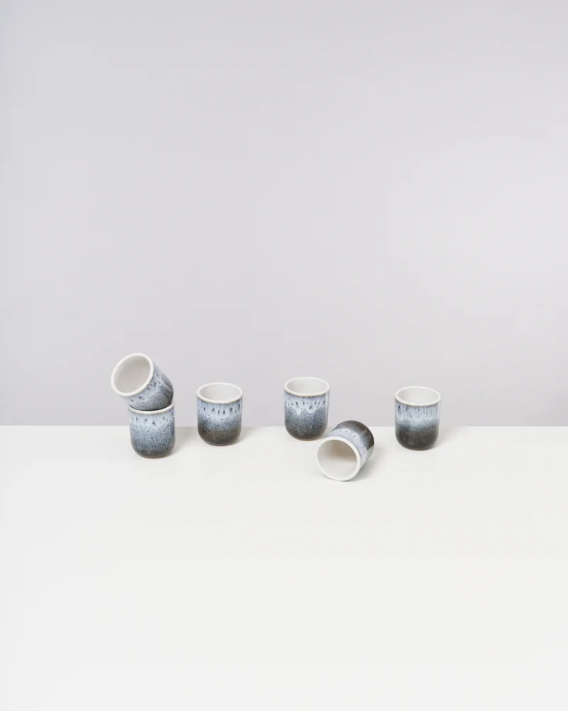 Alcachofra Espressobecher schwarzblau