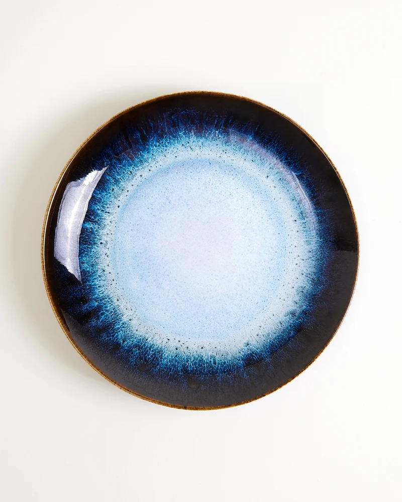 Alcachofra Geschirr-Set schwarzblau 24-teilig